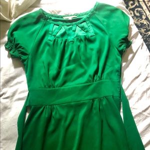 True hunter green, almost new lovely dress